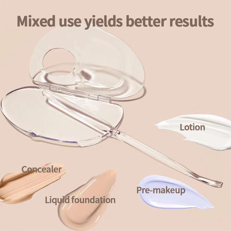 Acrylic Makeup Color Palette Transparent Multi-function Color Palette ...