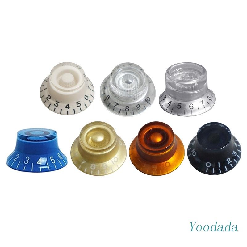 Yoo Guitar Knobs Volume Tone Speed Control Knobs with 6mm Shaft Top Hat