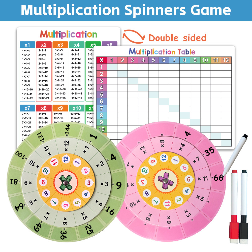 Montessori Learning Cards, Matching Games Multiplication Math Education ...