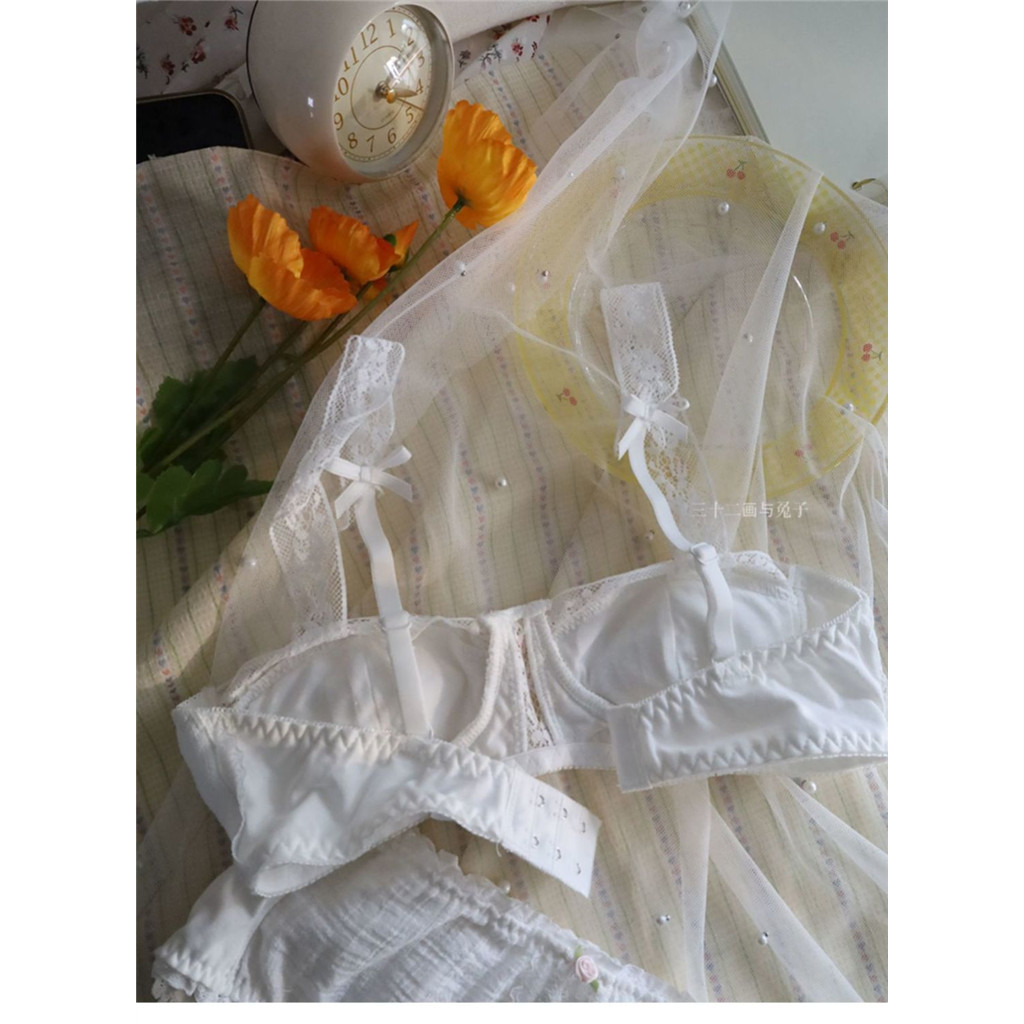 Girl Sweet Cute Princess Style Thin Small Breasts Gathering Sexy Lace