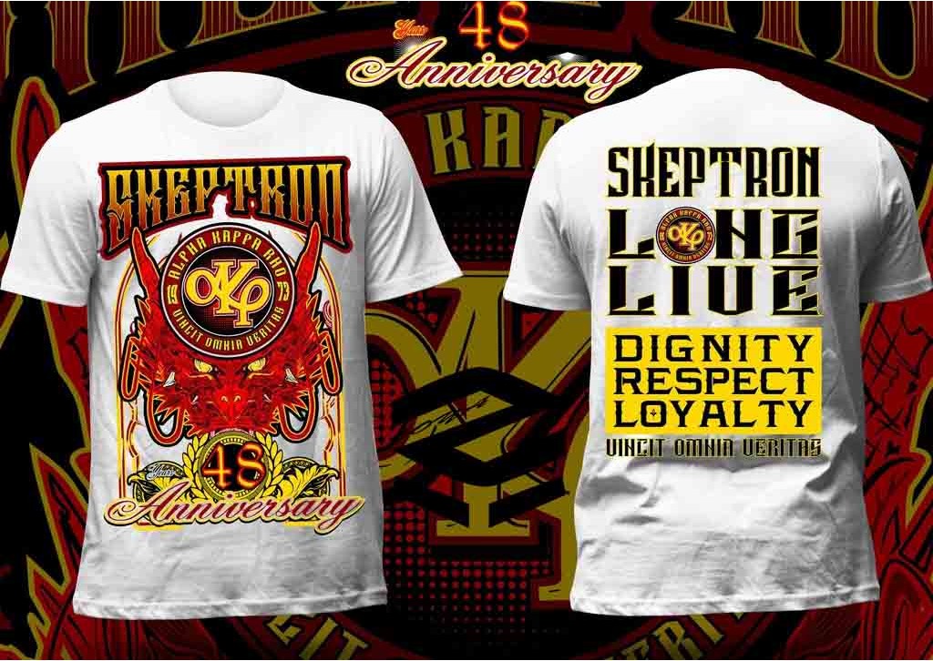 SKEPTRON 48 YRS ANNIVERSARY FRAT SHIRT (FREE LOGO STICKER) | Shopee ...