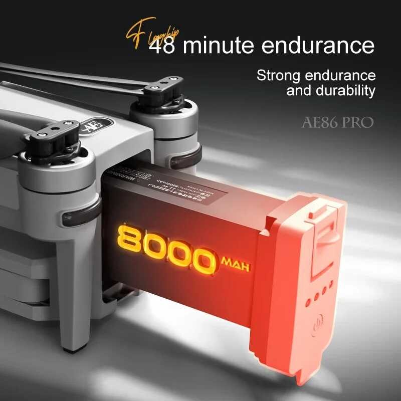 11.4V 8000mAh LiPo Battery For AE86 Pro Max Drone – Carbon Fiber Edition