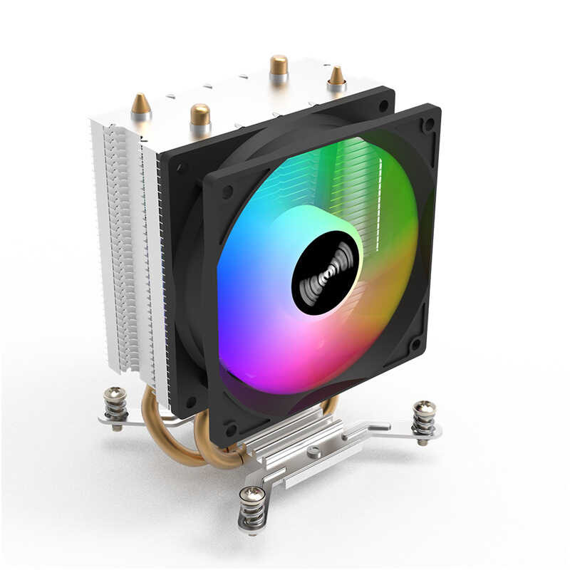 Desktop Computer Host CPU Cooler X79 Server Air-Cooled Double Copper ...