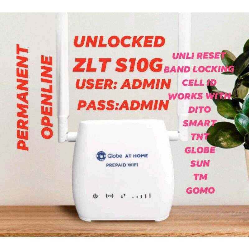 Openline Globe At Home Prepaid Wifi Model Zlt-S10g 0A | Shopee Philippines