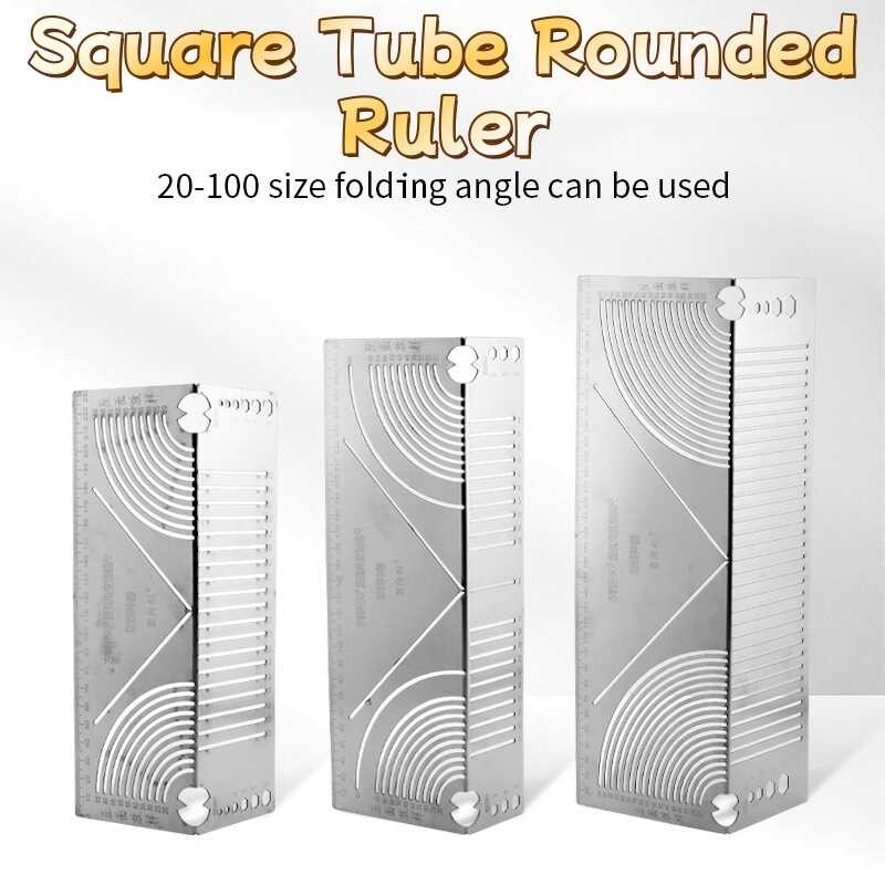 Stainless Steel 90 Degrees Angle Demarcation Ruler 20-65/20-80/20-100 ...