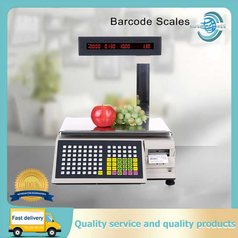 AOSEN Electric Barcode Commercial Digital Weighing Multifunction Label ...