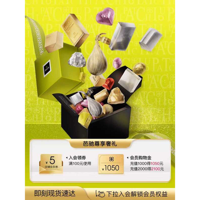 Patchi Dubai Chocolate Nut Hazelnut High End Gift Box Snacks Birthday