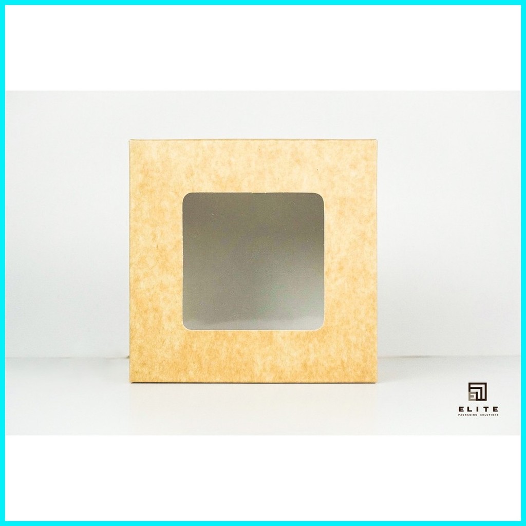Elite Packaging 8 x 8 x 4 Preformed Box with Greaseproof Coating Packed ...