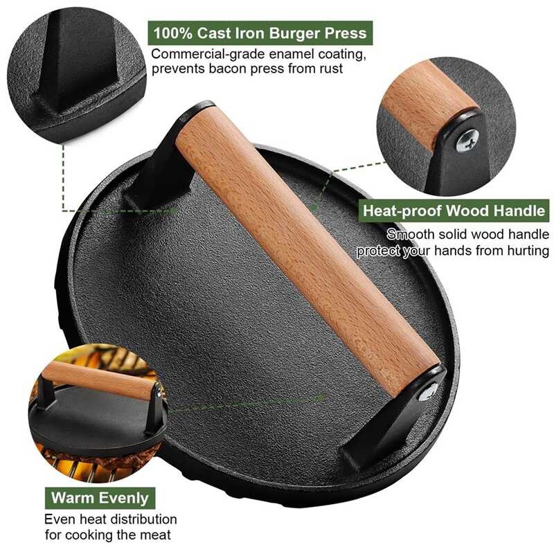 Presse à Hamburgers EHIOG - Smash Burger 4.7 Inch