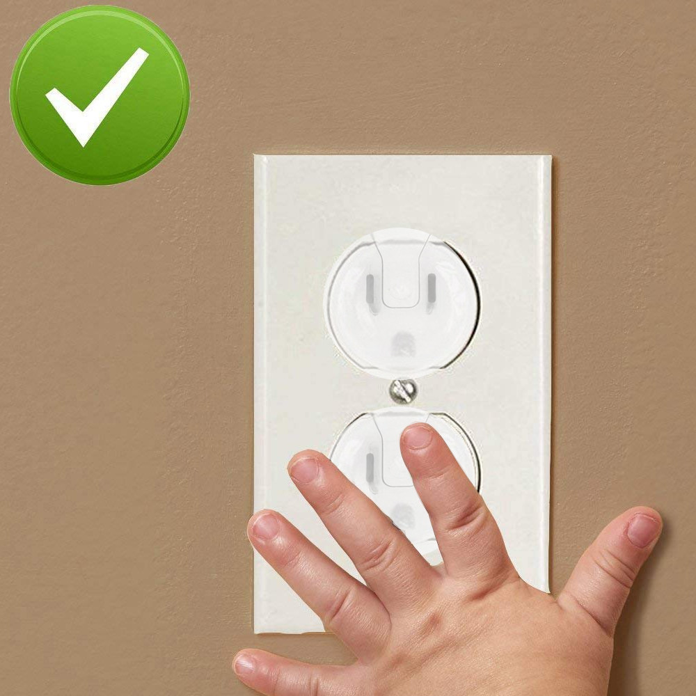 Security Protective Lock - Electrical Plug Outlet Safety Protector ...