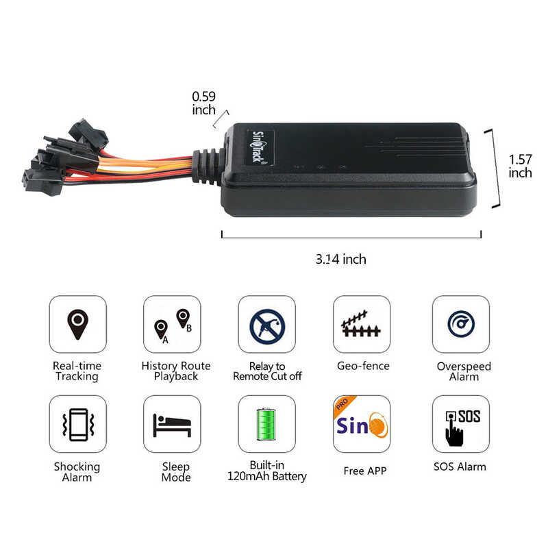 Sinotrack St-906 GSM GPS Tracker Aparato Para Sa Pagmamanman Mga ...