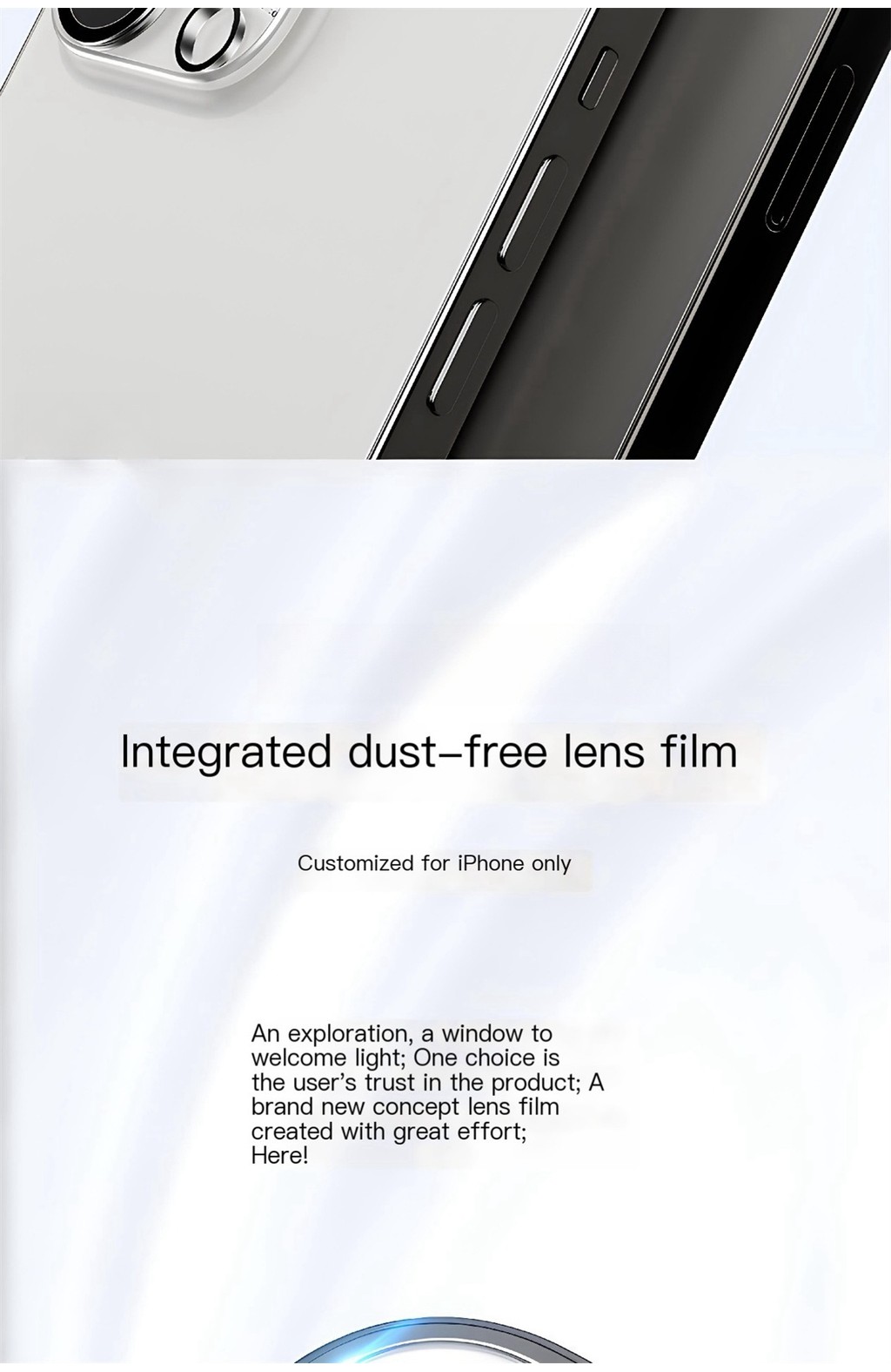 2 Pcs Camera Lens Protector for IPhone 16 15 13 14 Pro Max Plus Mini