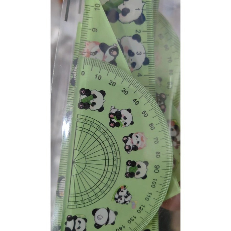 Cartoon Acrylic Ruler Creative 4pcs Set Scale Drawing Measuring Ruler ...