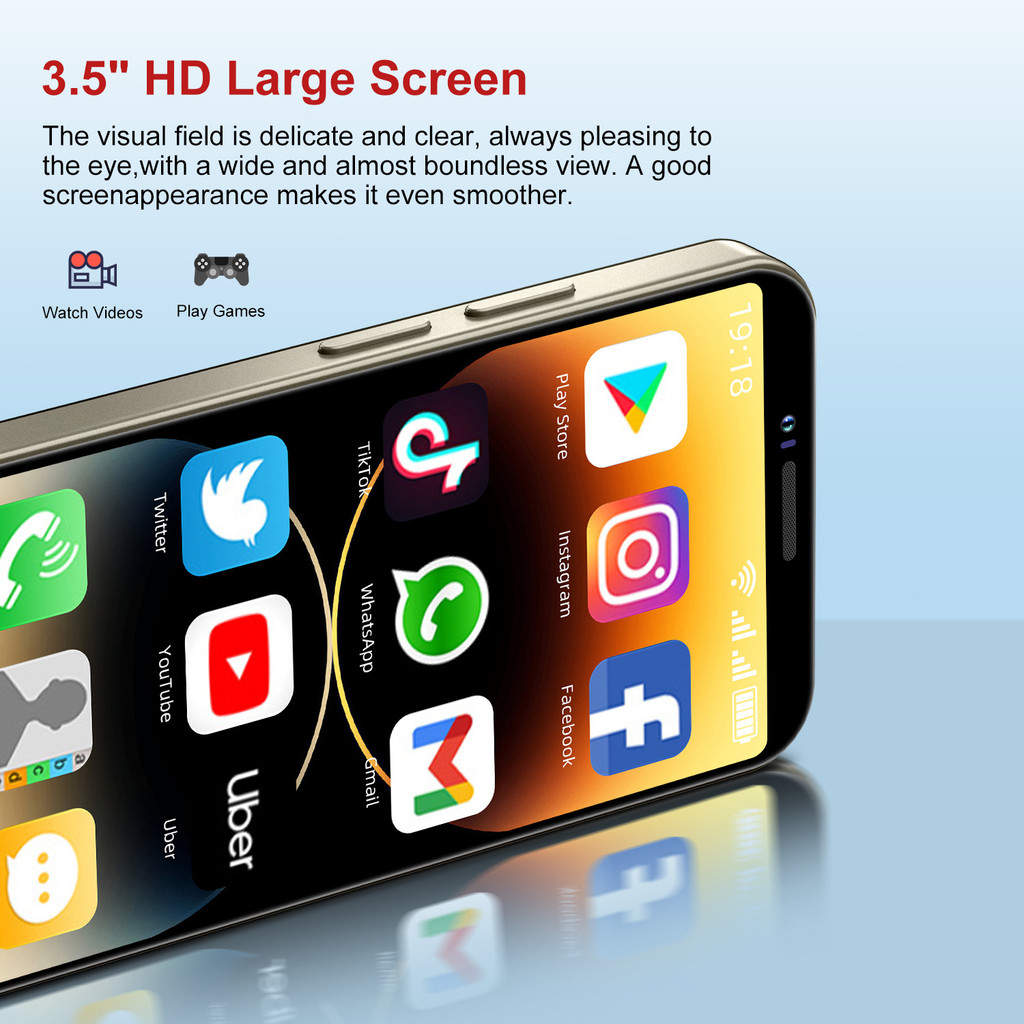 XS15 Pro Max Mini Smartphone Android 8.1 Dual SIM 3G/4G Network 3GB RAM