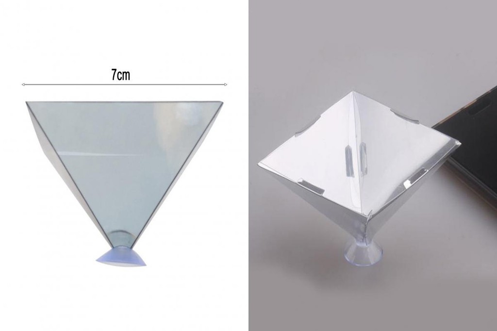 Portable Hologram Projector 3d Holographic Pyramid Portable 3d Hologram ...