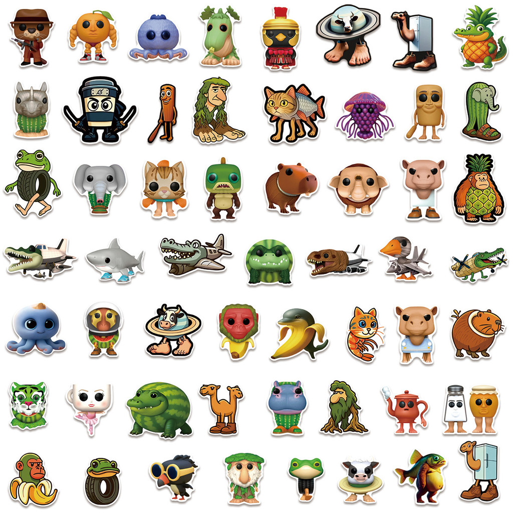500pcs Tung Tung Tung Sahur Diy Stickers Creative Tralalero Tralala ...
