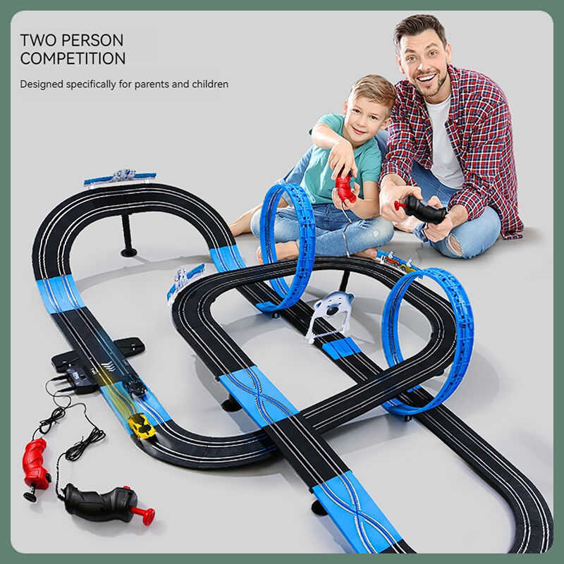 Hot Wheels With Track Car Toys Remote Control Race Toy For Kids Racing ...