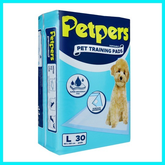 Petpers Pet Training Pads Large 30's x 6 Packs (120 pcs) | Shopee ...
