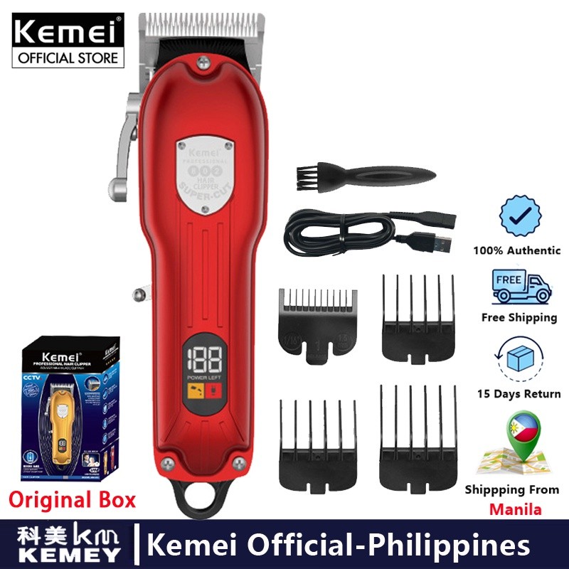 Kemei Hair Clipper Km802 10W Powerful Professional Clippers For Men