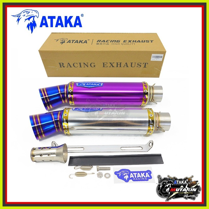 ∇ ATAKA 51MM Exhaust Muffler Type Pipe Sniper135 Sniper 150 155 Raider