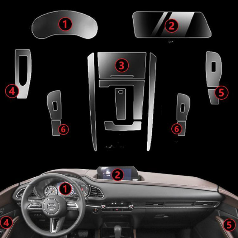 Mazda CX30 CX30 Center Gear Panel Window Control Surface Protector