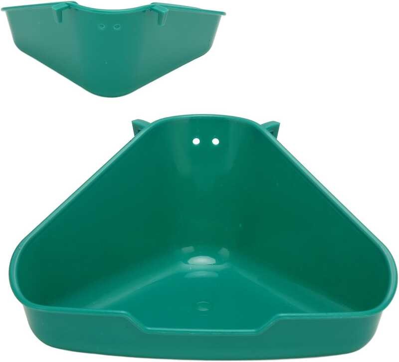 CYTGOUPER Triangle Potty Corner Litter Bedding Box, Cage Box Trainer