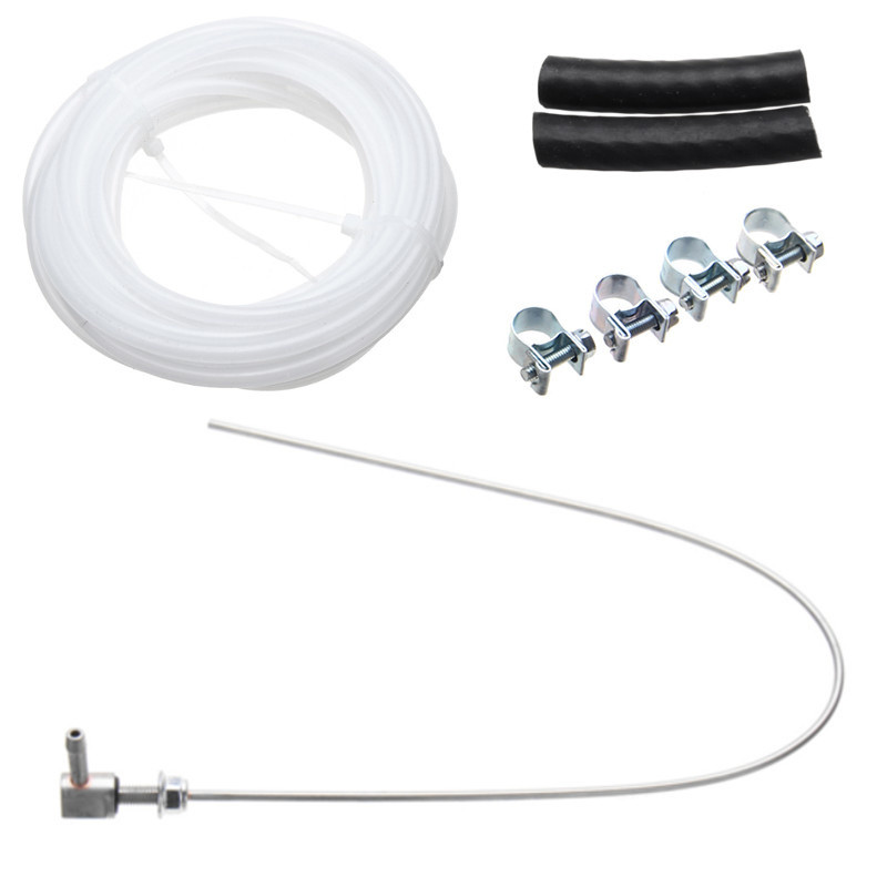 Car Heater Fuel Stand Pipe Hose 45CM Gas Tank Pick up Clip Pipe Tube