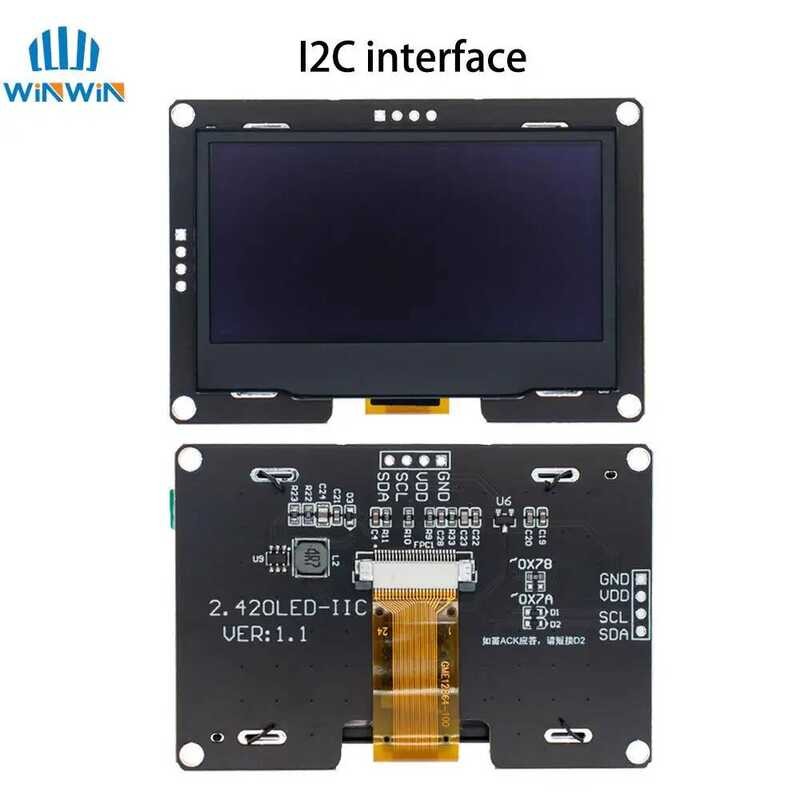 236 2.4" 2.42 Inch 128X64 OLED LCD Display Module Ssd1309 12864 7 Pin ...