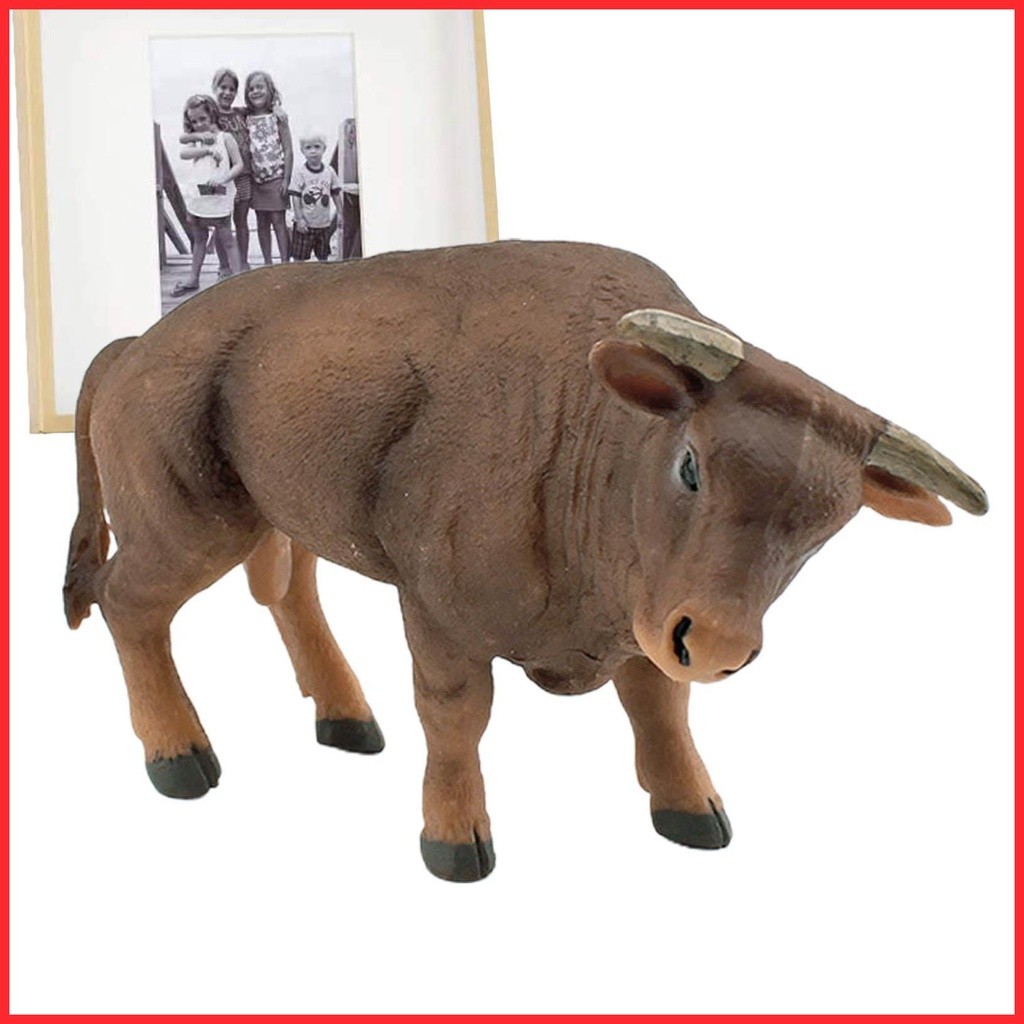 Cattle Figure Realistic Animal Model Decoration Cattle Toy Preschool ...