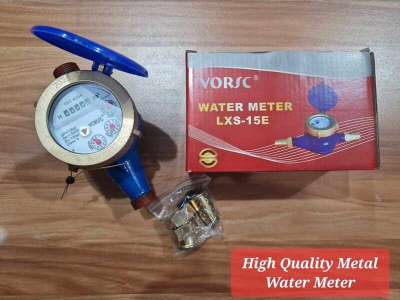 884F Water Meter Heavy Duty With Coupling Metal Watermeter Hawk Vorsc ...