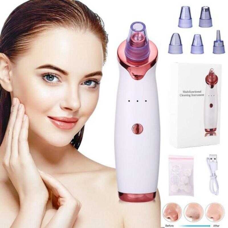 Facial Cleaning 5 Tips Blackhead Remover Electric Vacuum Suction Acne ...