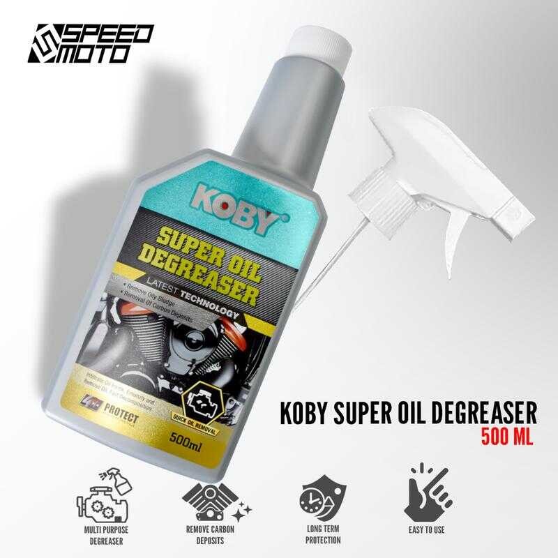 DEGREASER WITH SPRAYER BOTTLE 500Ml / KOBY SUPER OIL CLEANER UNIVERSAL ...