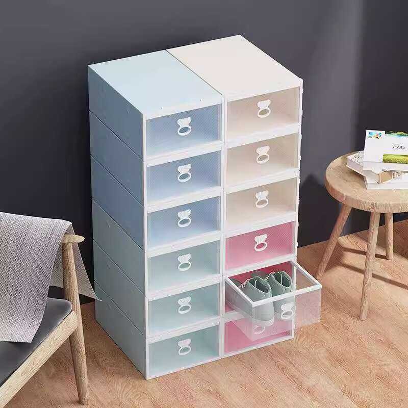 Drawer Transparent Organizer Magic Plastic Cabinet Space-Saving Shoe ...