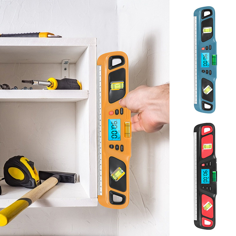 Digital Spirit level Incometer Horizontal Scale Ruler 360 degree Angle ...