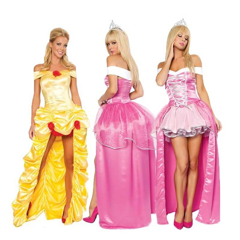 513 Adult Women & Costumefairy Tale Halloween Sleeping Beauty Cosplay ...