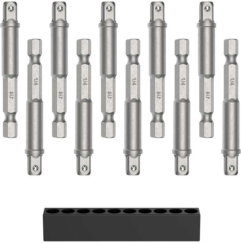 Drill Katerk Set, 10 Pack, Impact Driver Adapter for Automotive DIY, 1 ...