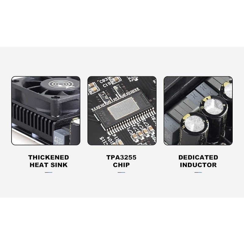 ZK3002 Dual Channel Amplifier Board TPA3255 Chip 300W +300W Power Hifi