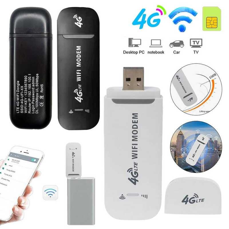 4G 2 5F Wireless LTE Wifi Router SIM Card Portable 150Mbps USB Modem ...