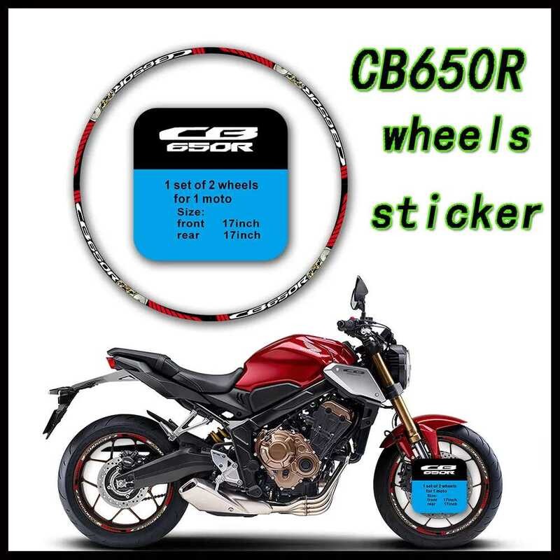 X Cb650r Motorcycle Sticker Accessories Wheel Stripes Rim Hub ...