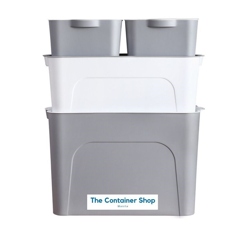 4in1 Container Shop Stackable Plastic Storage Box With Lid | Shopee ...