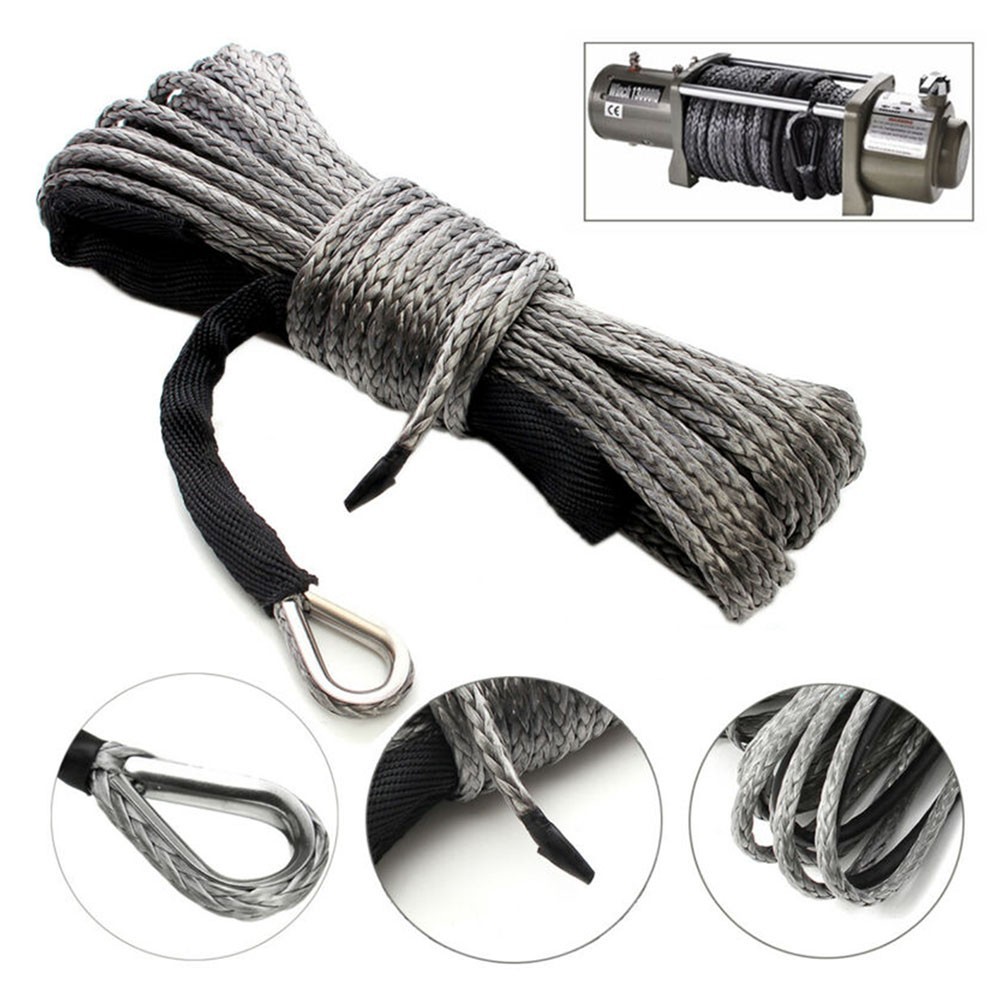 SUPER| ATV UTV High Strength Synthetic Winch Line Cable Rope Tow Cord ...