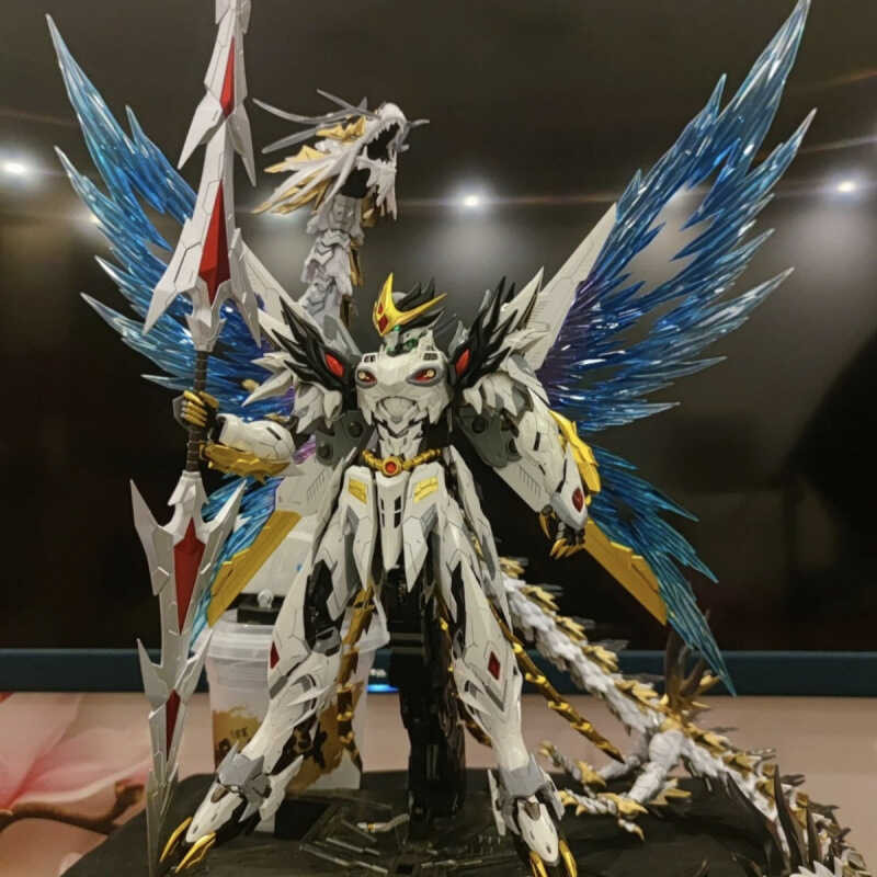 Three Gundam Model Kingdoms Mobile Suit Armor Ao Bing Lu Bu Cao Ren ...