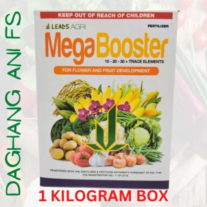 MEGA BOOSTER 10-20-30 FERTILIZER pampabunga 1 KILOGRAM BOX | Shopee ...