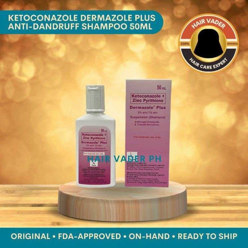 Dermazole Plus 50 ml Antidandruff Shampoo Ketoconazole plus Zinc