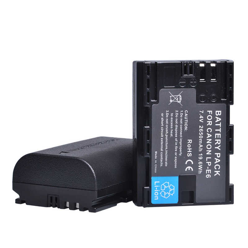 Lot De 3 Batteries LP-E10 AKTTKA 1500mAh Avec Câble USB-C - Compatible Canon EOS 1100D, 1200D, 2000D, Rebel T3, T5, T6, T7, Etc.