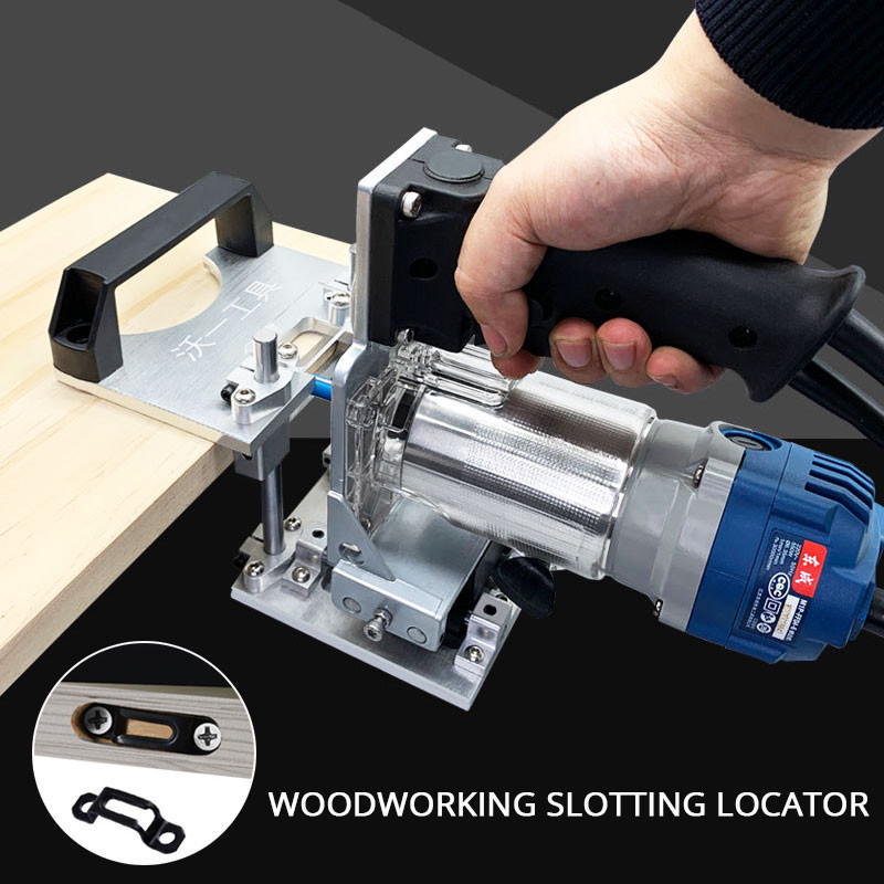 2-In-1 Woodworking Slotting Locator Compact Router Trimming Machine ...