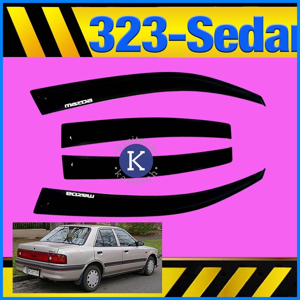 Window Visor Mazda 323 Sedan ( Rain Guard ) Shopee Philippines