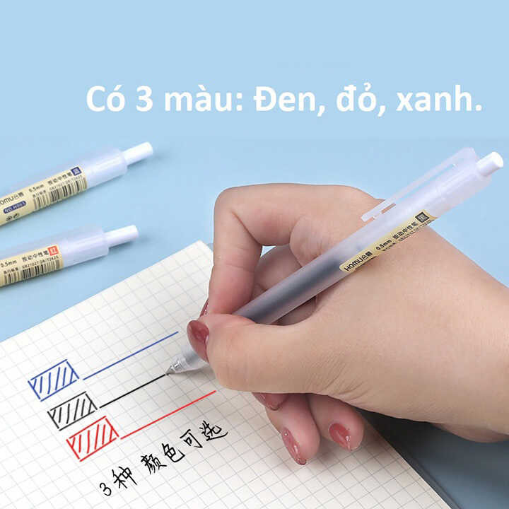 Pink MUJI Style Ballpoint Pen Gel Black Tip 0.5mm Mahina Pagsulat ng ...