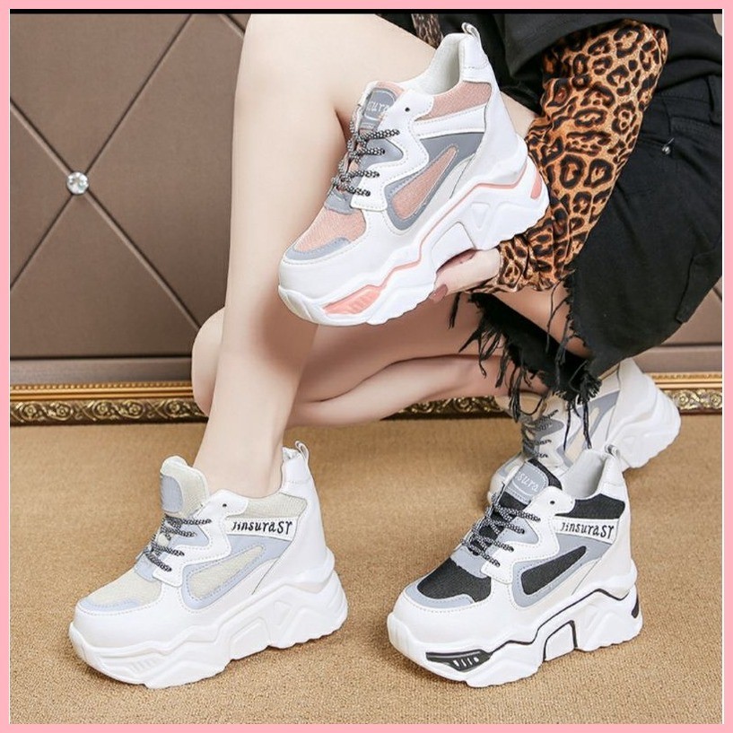 Korean Fashion high cut rubber shoes for women sneakers Shopee Philippines