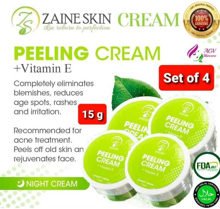 ZAINE ♚ (Set OF 4X15g) Peeg/Bleaching/Collagen Cream. Shopee Philippines